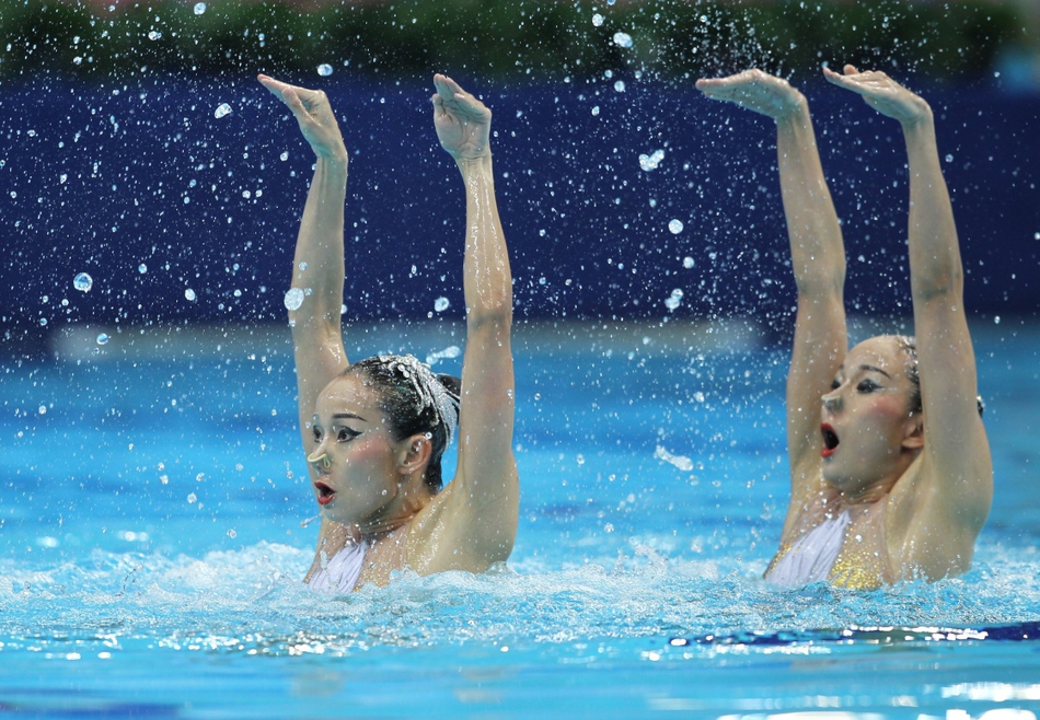猜你喜欢 9 / 14 5月17日,第十三届全运会花样游泳双人项目比赛在天津