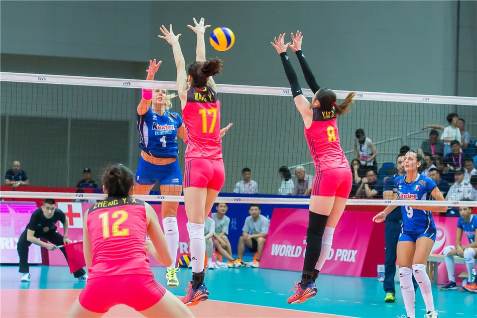 女排大奖赛昆山站中国3-1意大利