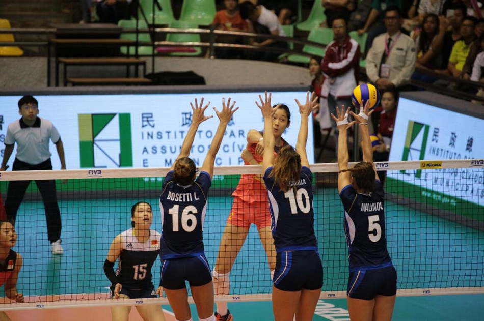 女排大奖赛澳门站中国0-3意大利_高清图集_新浪网