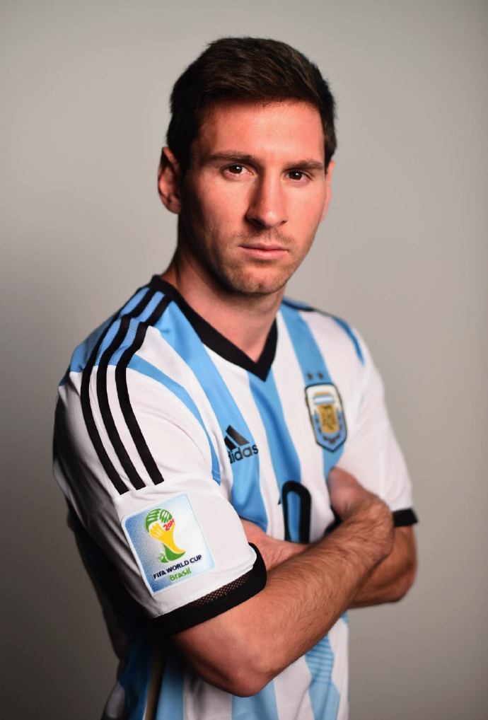 梅西2014年世界杯定妆照_高清图集_新浪网