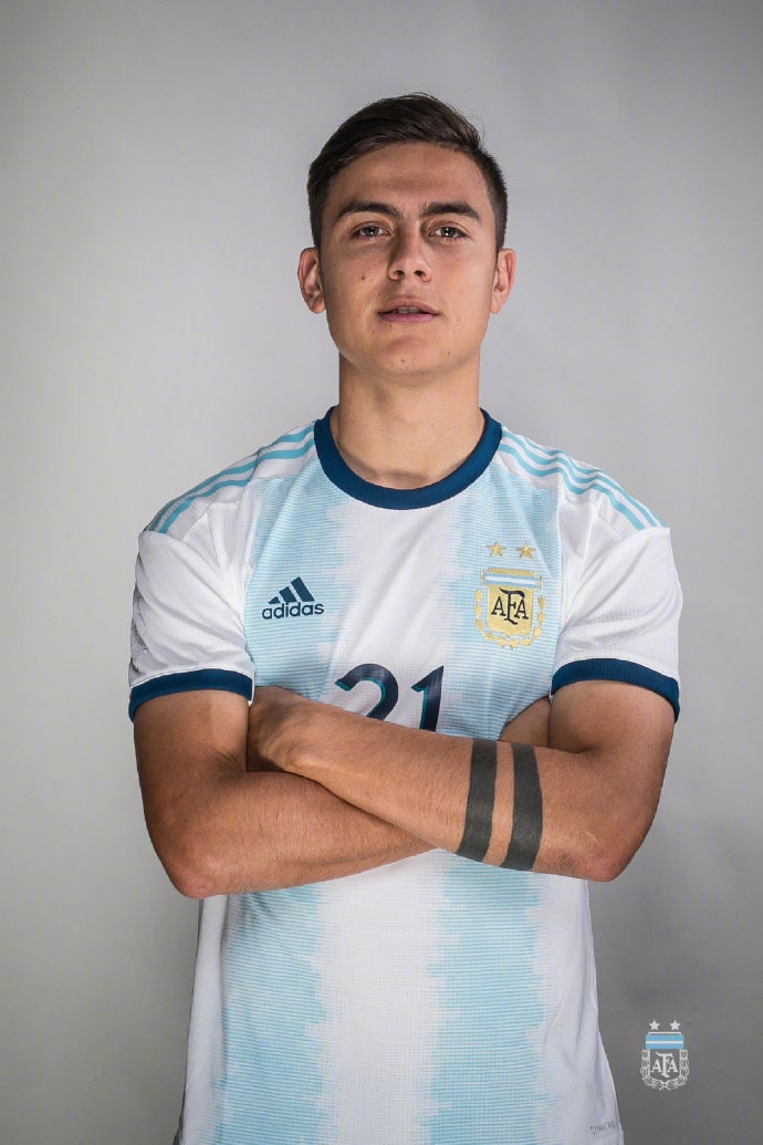 阿根廷美洲杯定妆照 梅西帅气