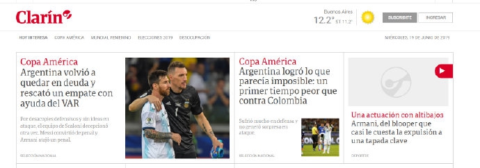 阿根廷遭阿媒集体炮轰:活受罪