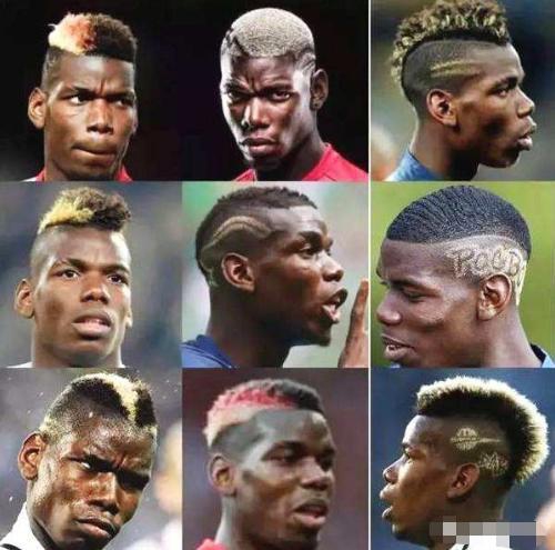 博格巴又换发型!这颜色太扎眼