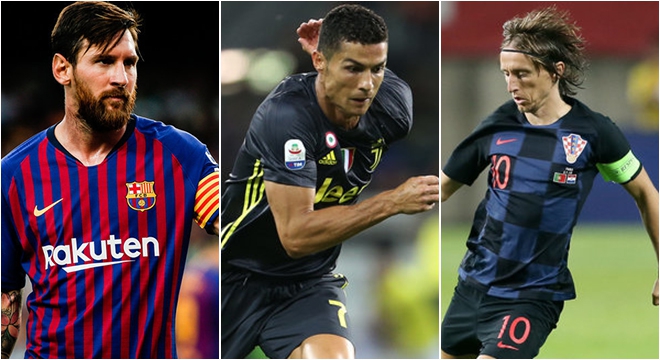 足坛最佳阵：梅西C罗领衔 内马尔落选