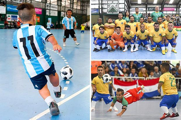 震撼！侏儒症患者足球大赛举行 梅西支持