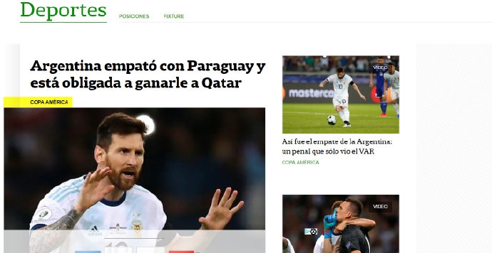 阿根廷遭阿媒集体炮轰:活受罪