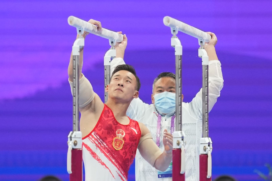 全国体操锦标赛男子资格赛进行