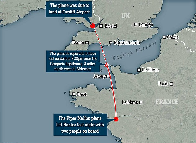 英超新援飞机失联 球迷祈祷