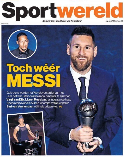 看看欧洲媒体如何评价梅西获奖