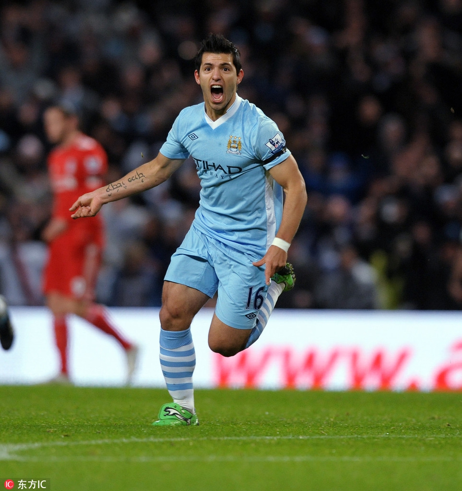 盘点足坛10大粗腿――阿圭罗