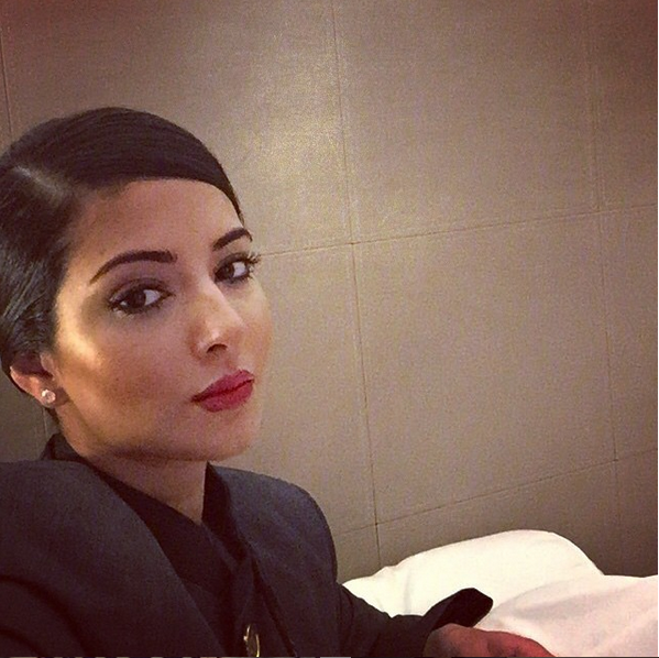 名将女友魔鬼身材 神似卡戴珊