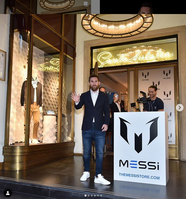 梅西推个人服装品牌！亲自宣传