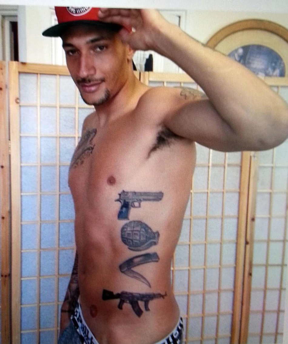 名将奇葩文身!有狗有猴有女友