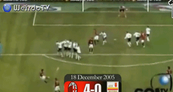 唯美！皮尔洛十大精彩任意球