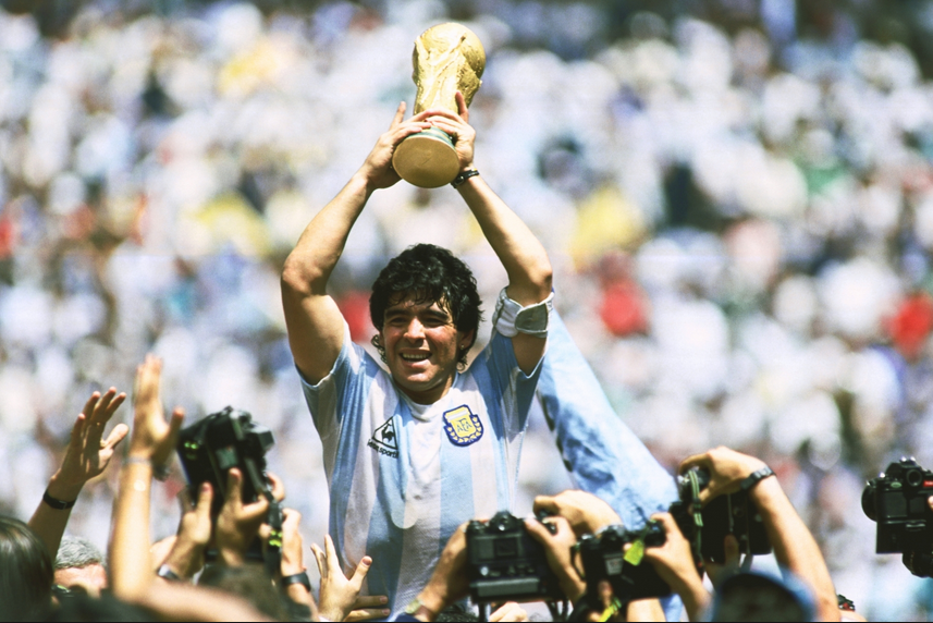 美如画！马拉多纳十大进球