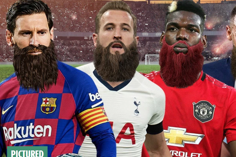 恶搞-假如梅西C罗们留起大胡子
