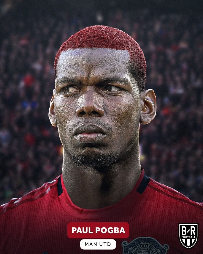 当梅西C罗头发染成队服颜色