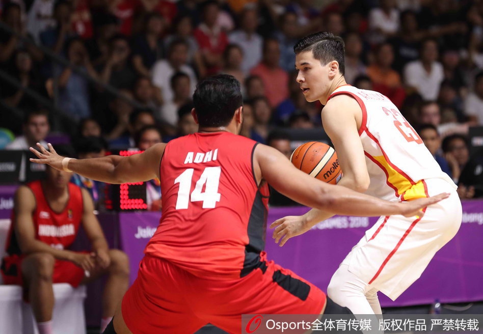 亚运会男篮1/4决赛 印尼vs中国男篮红队