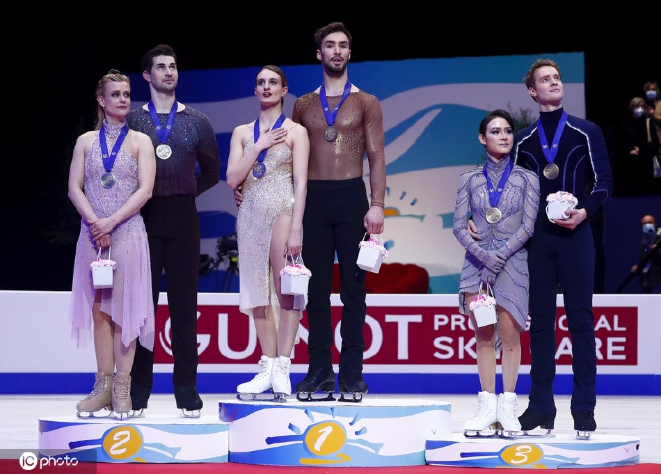 花滑世锦赛-帕帕达吉斯/西泽龙刷新三项世界纪录夺冠