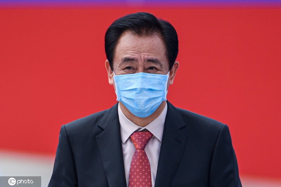 许家印卡帅郑智出席恒大球场开工仪式