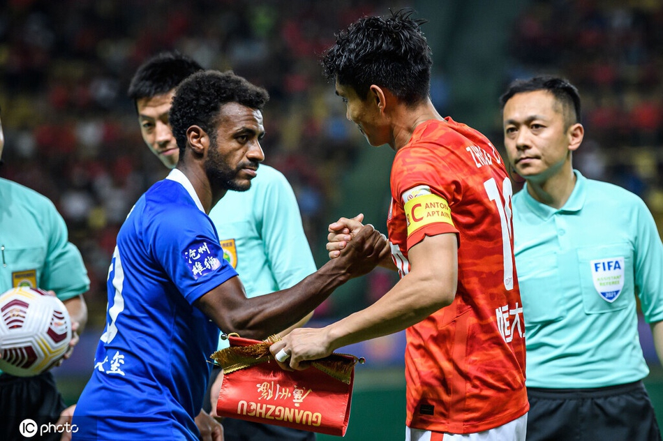 [中超]沧州雄狮0-2广州队