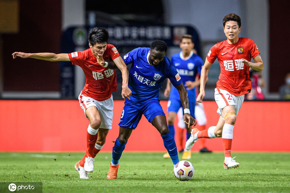 [中超]沧州雄狮0-2广州队