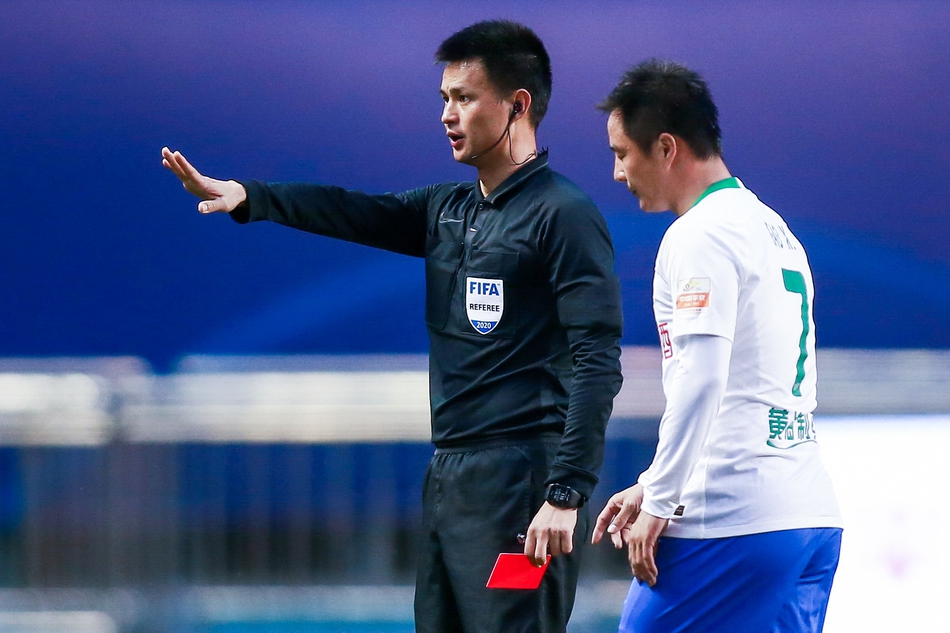 高翔被红牌罚下