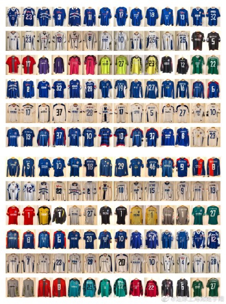 晒球衣挑战赛之申花篇 一件件都是历史的分量