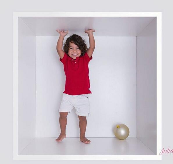 保利尼奥与他的四个萌娃