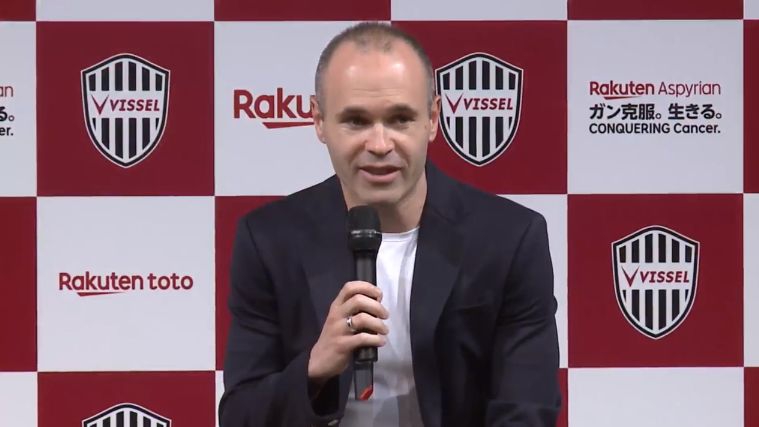 伊涅斯塔加盟神户无缘中超