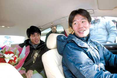 2005年 郑智加盟鲁能 李霄鹏亲自开车迎接