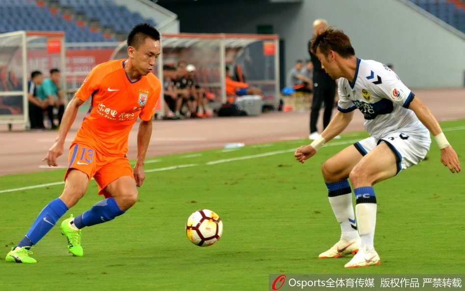 热身赛鲁能1-2仁川联队