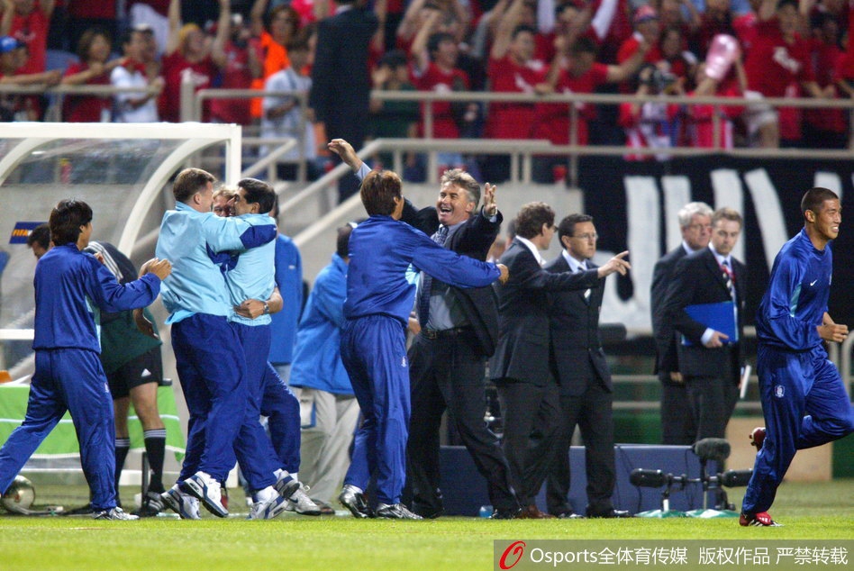 希丁克率领韩国队