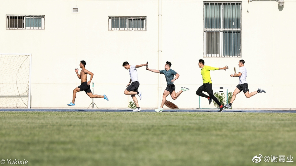 中国短跑队备战接力世锦赛