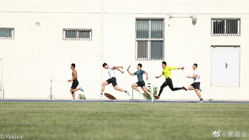 中国短跑队备战接力世锦赛