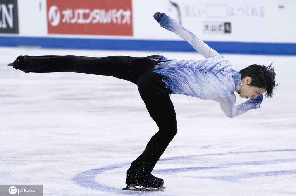 花滑大奖赛加拿大站羽生结弦短节目第一
