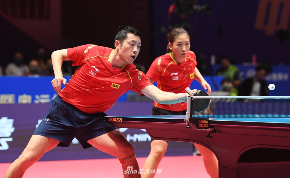 直通赛许昕/刘诗雯战胜周恺/何卓佳