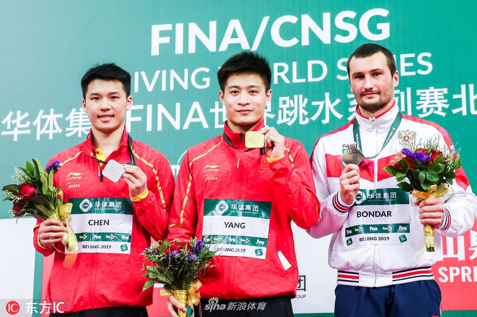 跳水系列赛男单10米台:杨健夺冠 陈艾森亚军