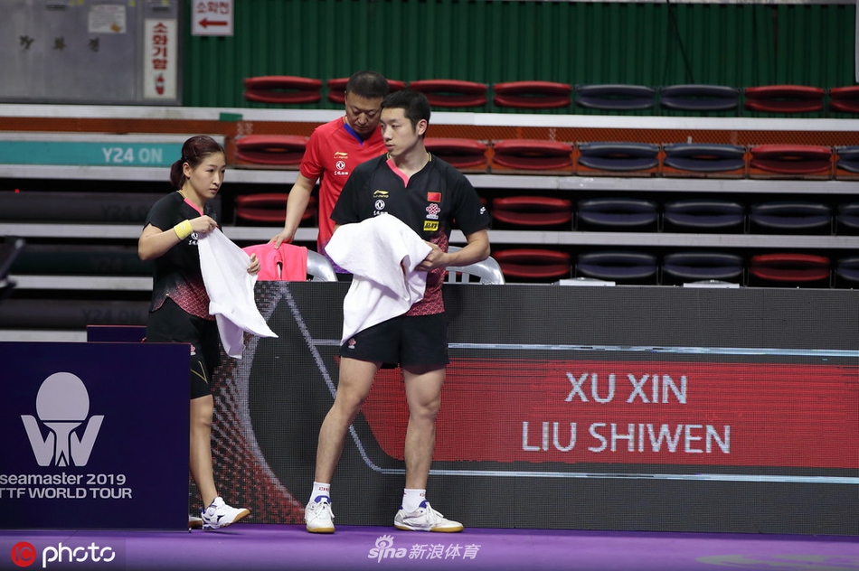 韩乒赛许昕/刘诗雯混双首轮速胜