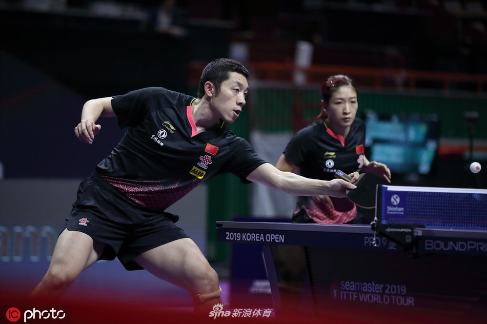 韩乒赛许昕/刘诗雯混双首轮速胜