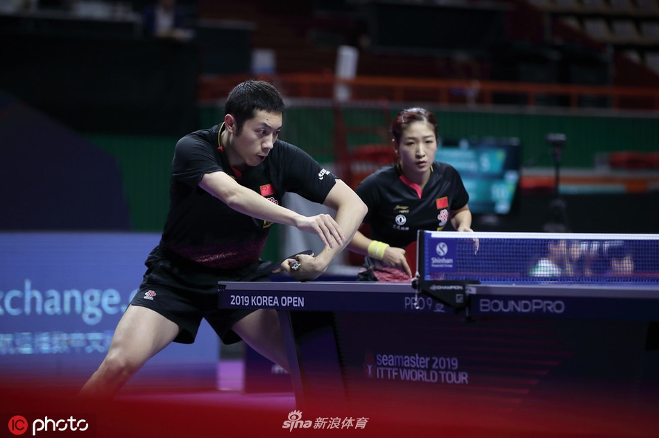 韩乒赛许昕/刘诗雯混双首轮速胜