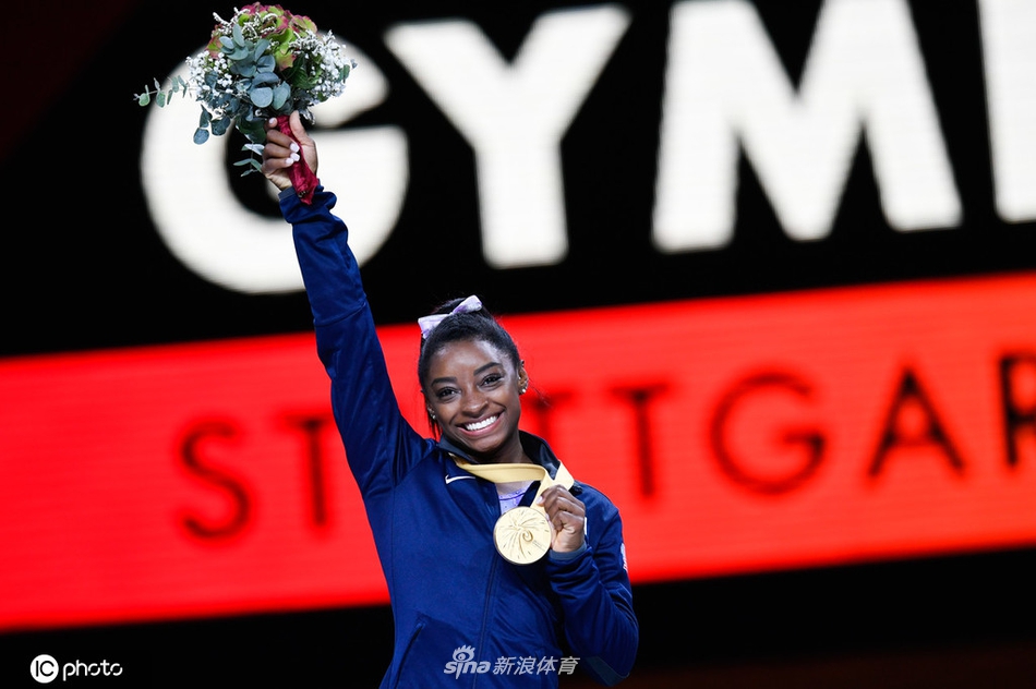 拜尔斯大秀世锦赛五金