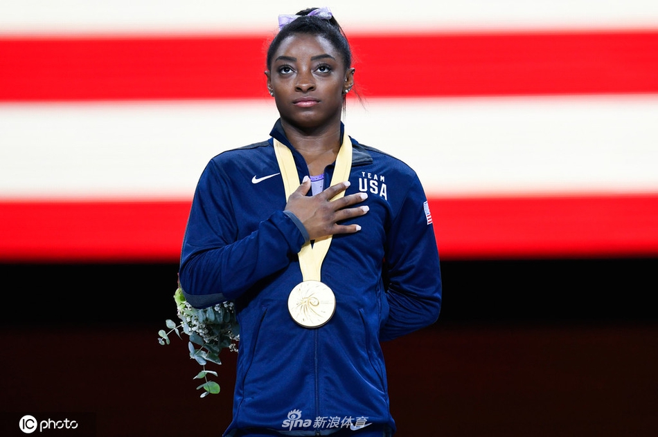 拜尔斯大秀世锦赛五金