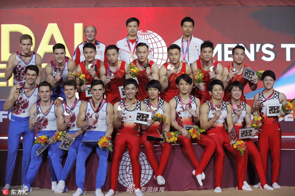 体操世锦赛中国男团惊险夺冠