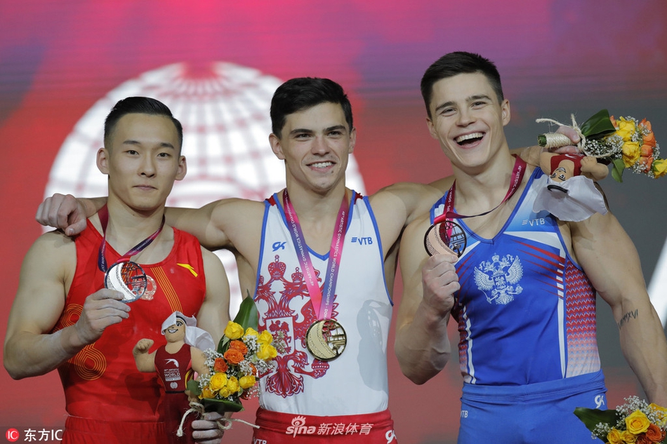 体操世锦赛男子全能肖若腾屈居亚军
