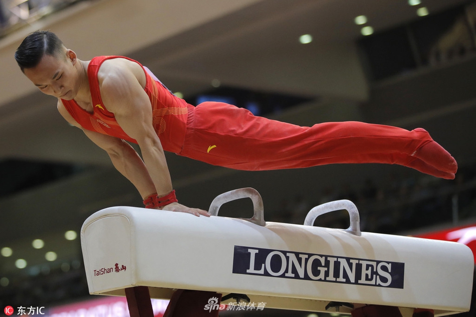 体操世锦赛肖若腾鞍马封王