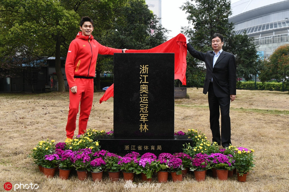 孙杨叶诗文领衔12位浙江籍奥运冠军种树