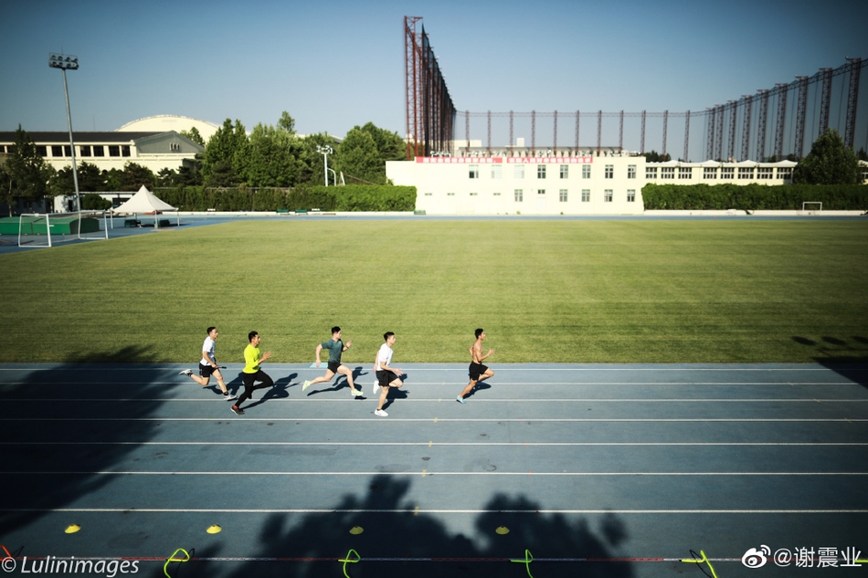 中国短跑队备战接力世锦赛