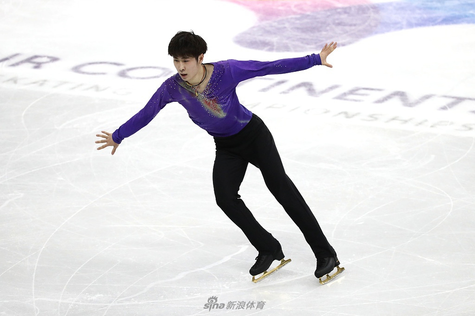 花滑四大洲赛金博洋短节目第二