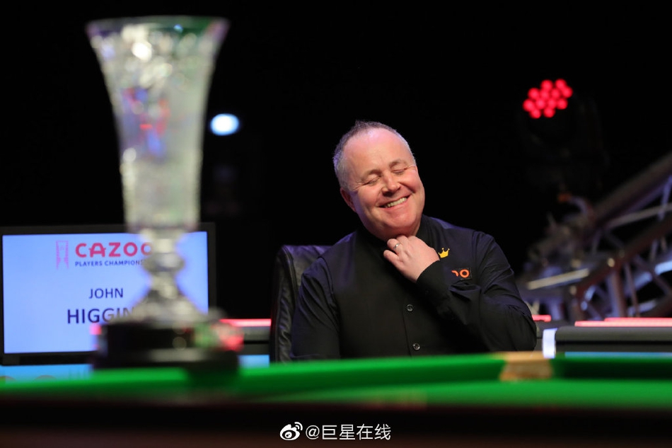 斯诺克球员锦标赛希金斯夺冠